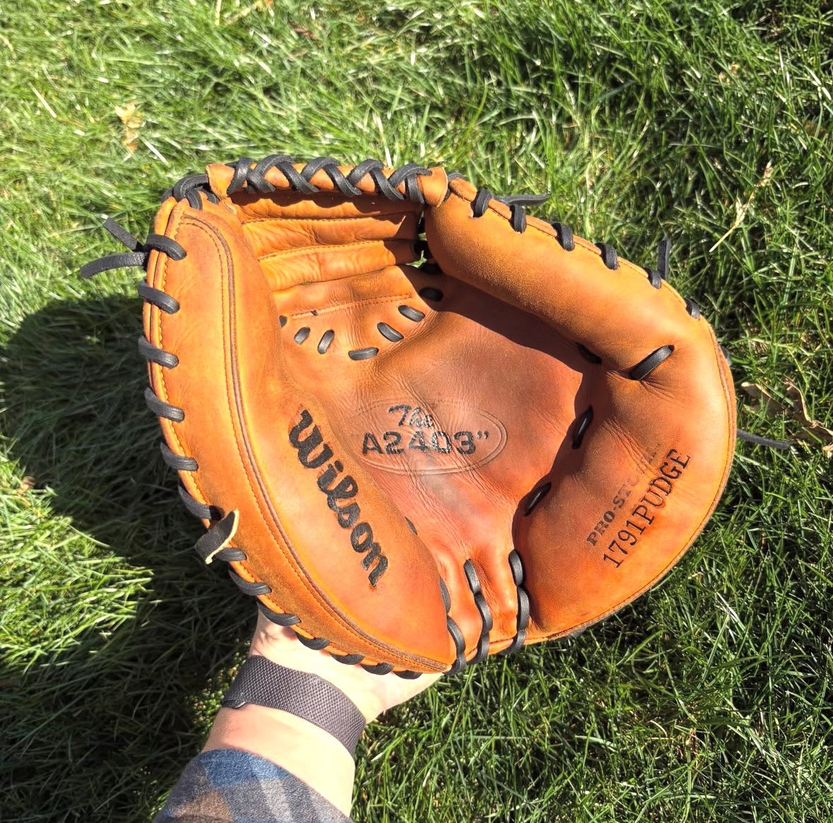 After glove restoration