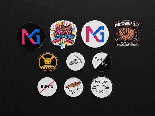 Bat Knob - Helmet Sticker pack