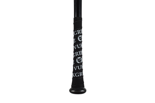Black Bat Grip Tape with White