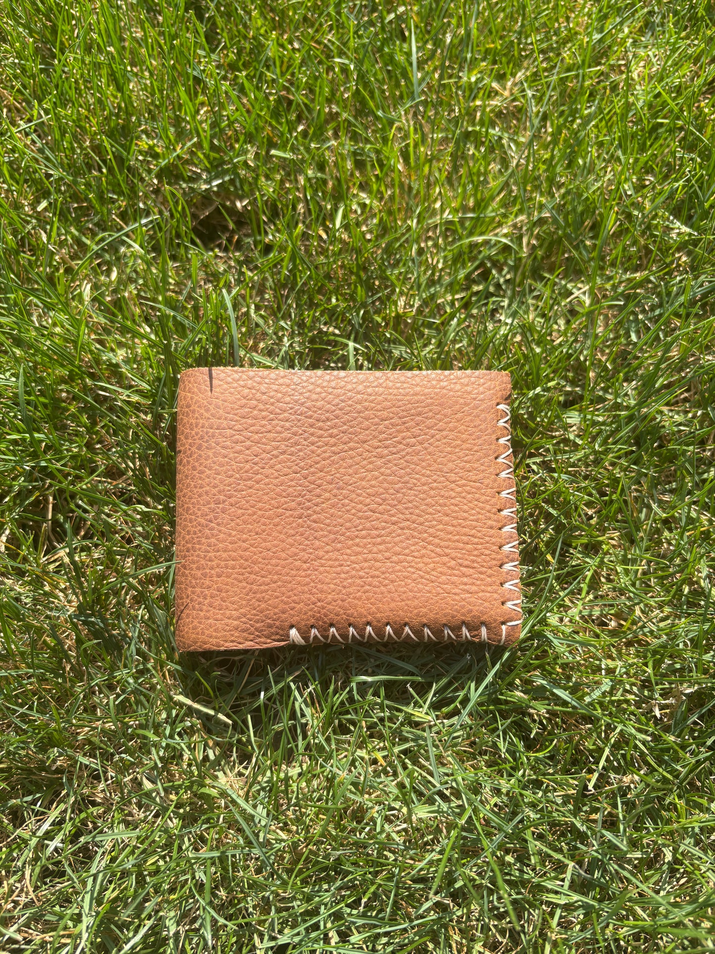 Red, White and Blue Leather Wallet