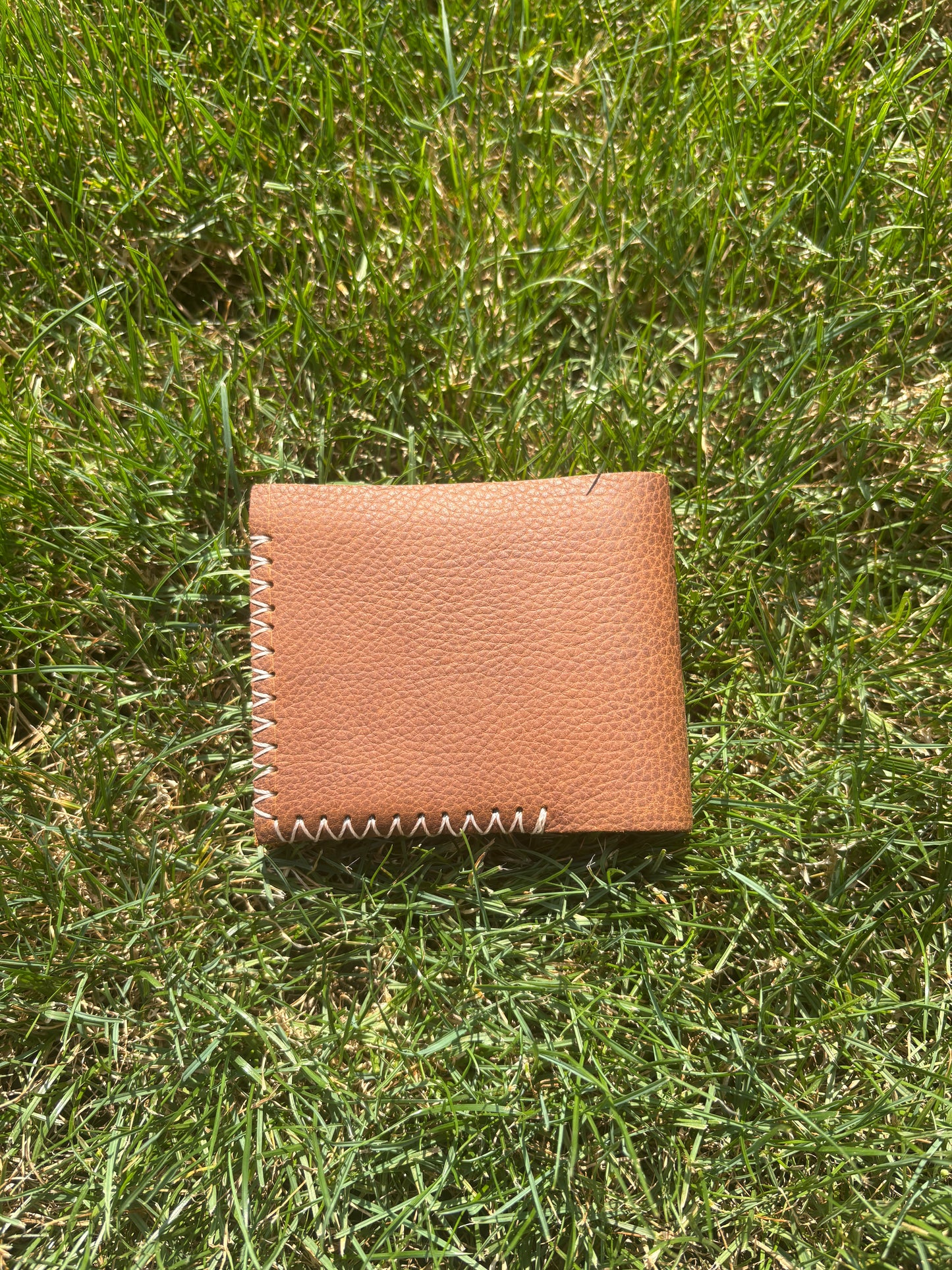 Red, White and Blue Leather Wallet