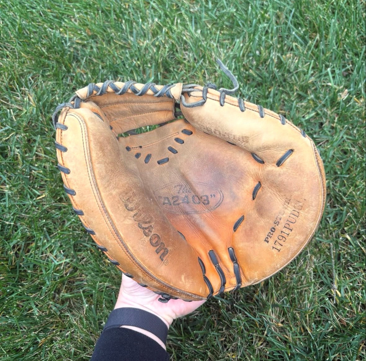 Before glove restoration