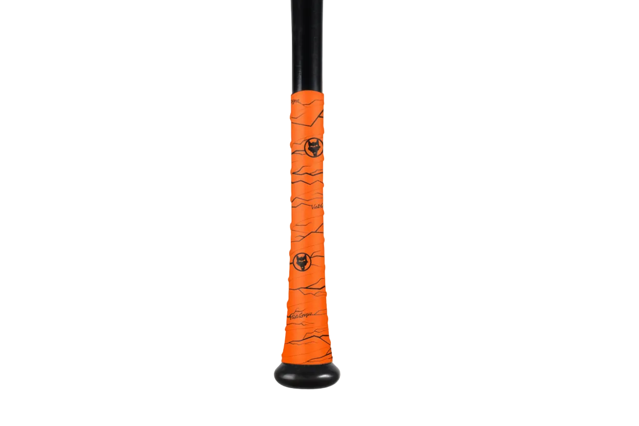 Pulse Orange Bat Grip Tape with Black