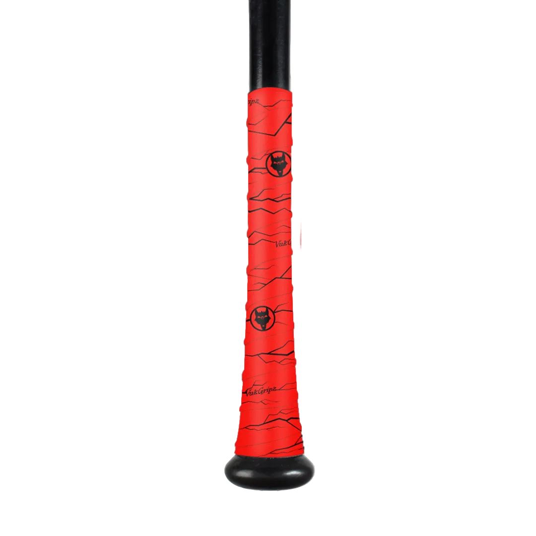 Pulse Red Bat Grip Tape with Black