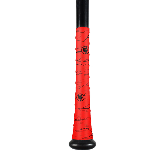 Pulse Red Bat Grip Tape with Black
