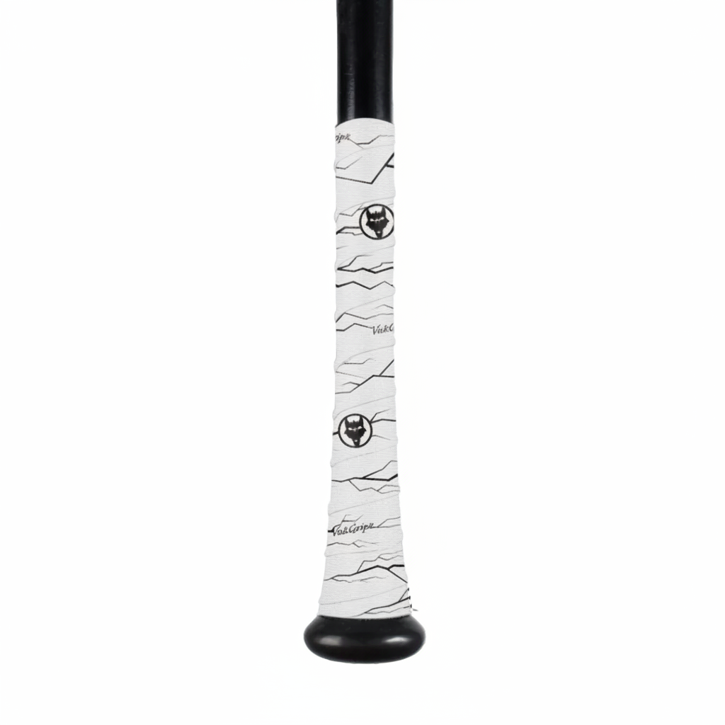 Pulse White Bat Grip Tape with Black