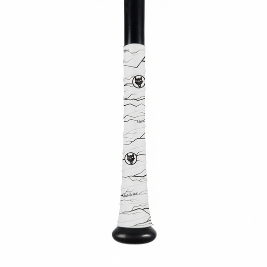 Pulse White Bat Grip Tape with Black