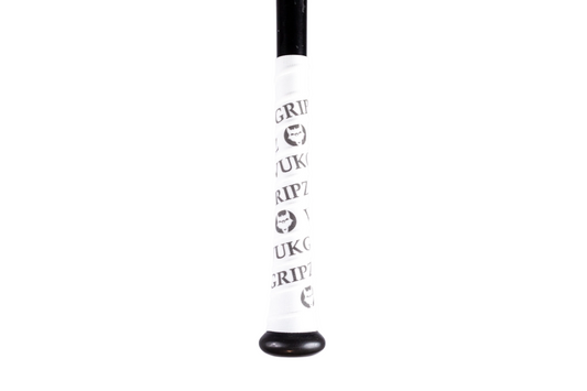 White Bat Grip Tape with Black