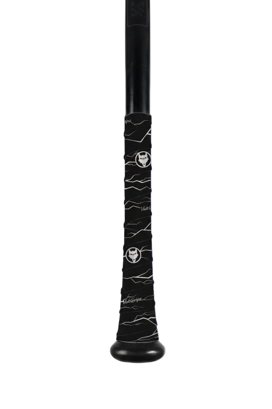 Pulse Black with White Bat Grip Tape